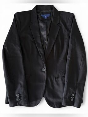 Apt. 9 Torie Black blazer professional business minimalist classic traditional